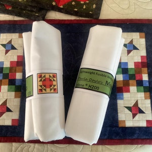 Interfacing for Mini Mosaic Quilts