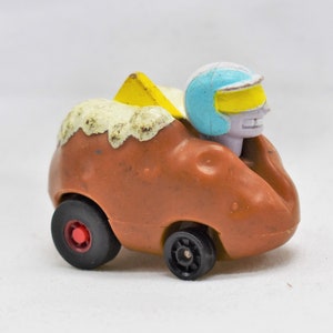 Vintage Wendy&#39;s Baked Potato Pullback Racecar - Fast Food Racers Kids Meal Toy