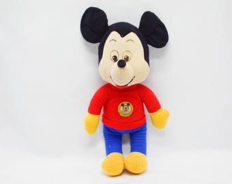 Peluche vintage de Mickey Mouse Knickerbocker (1978)
