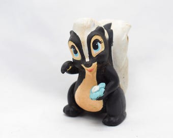Vintage Bambi Flower Figurine - Retro 90s Disney Movie Toy - Etsy