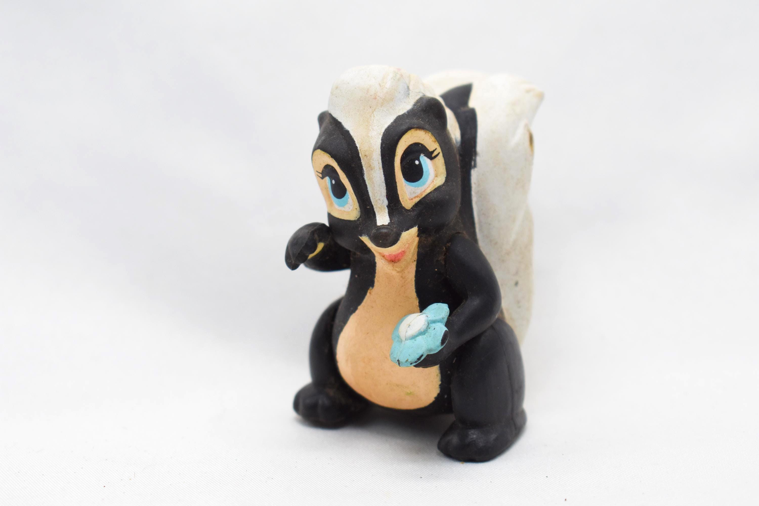 Vintage Bambi Flower Figurine - Retro 90s Disney Movie Toy - Etsy