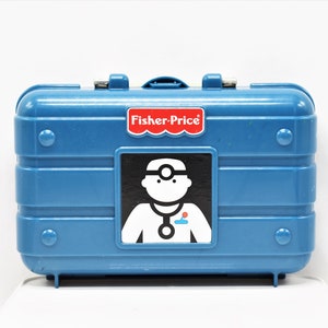 Vintage Fisher-Price Doctor Medical Kit - Y2K 2000 Regalo para graduación de la escuela de medicina, médico, asistente médico PA, enfermera
