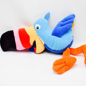 Vintage Toucan Sam Froot Loops Plushie (c. 1990s Kellogg's)