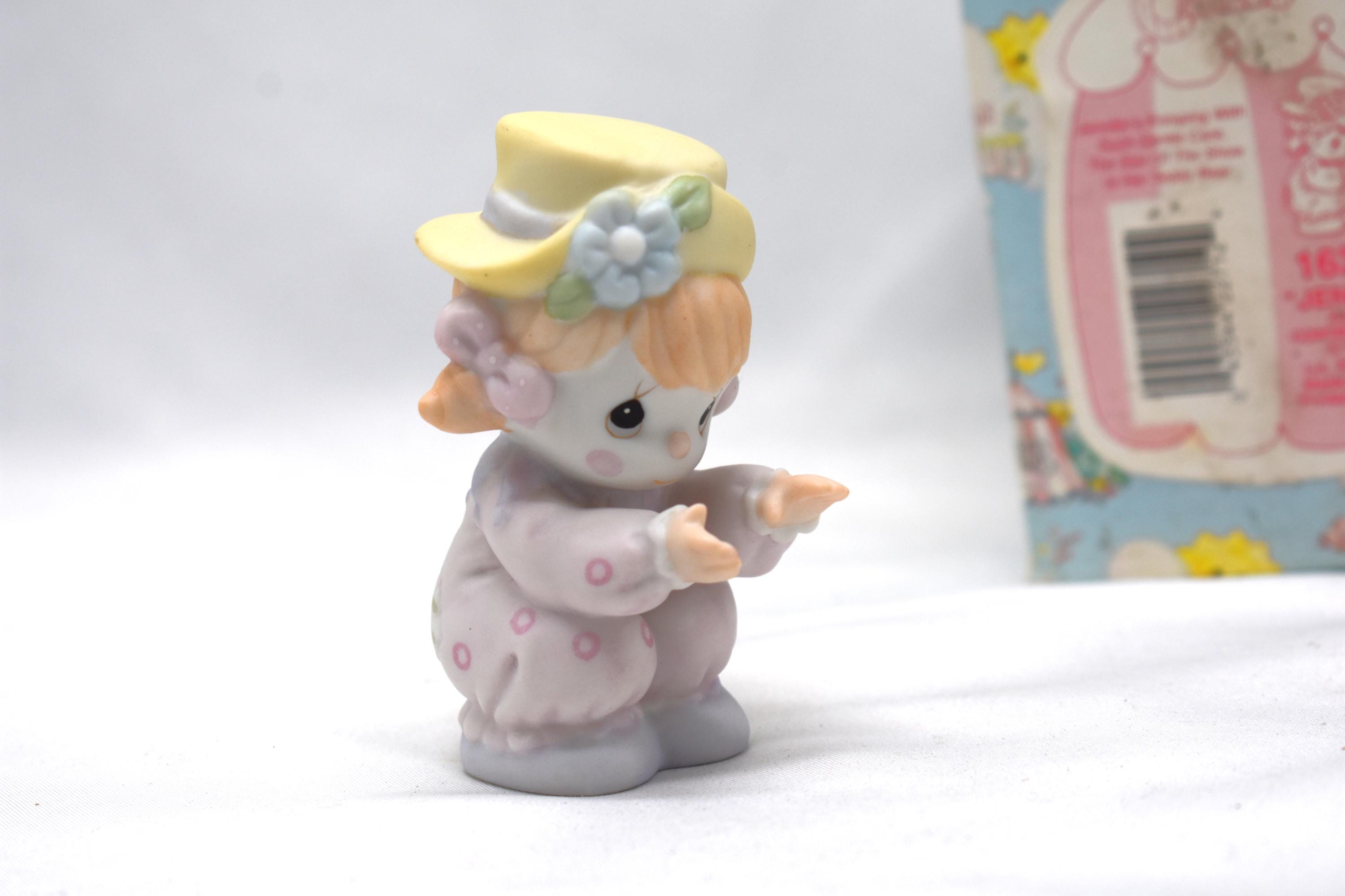 Vintage Precious Moments Circus Clown Ceramic Figure & Box