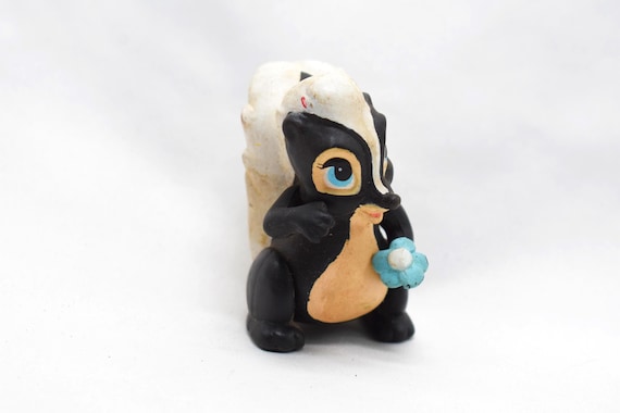 Vintage Bambi Flower Figurine - Retro 90s Disney Movie Toy - Etsy