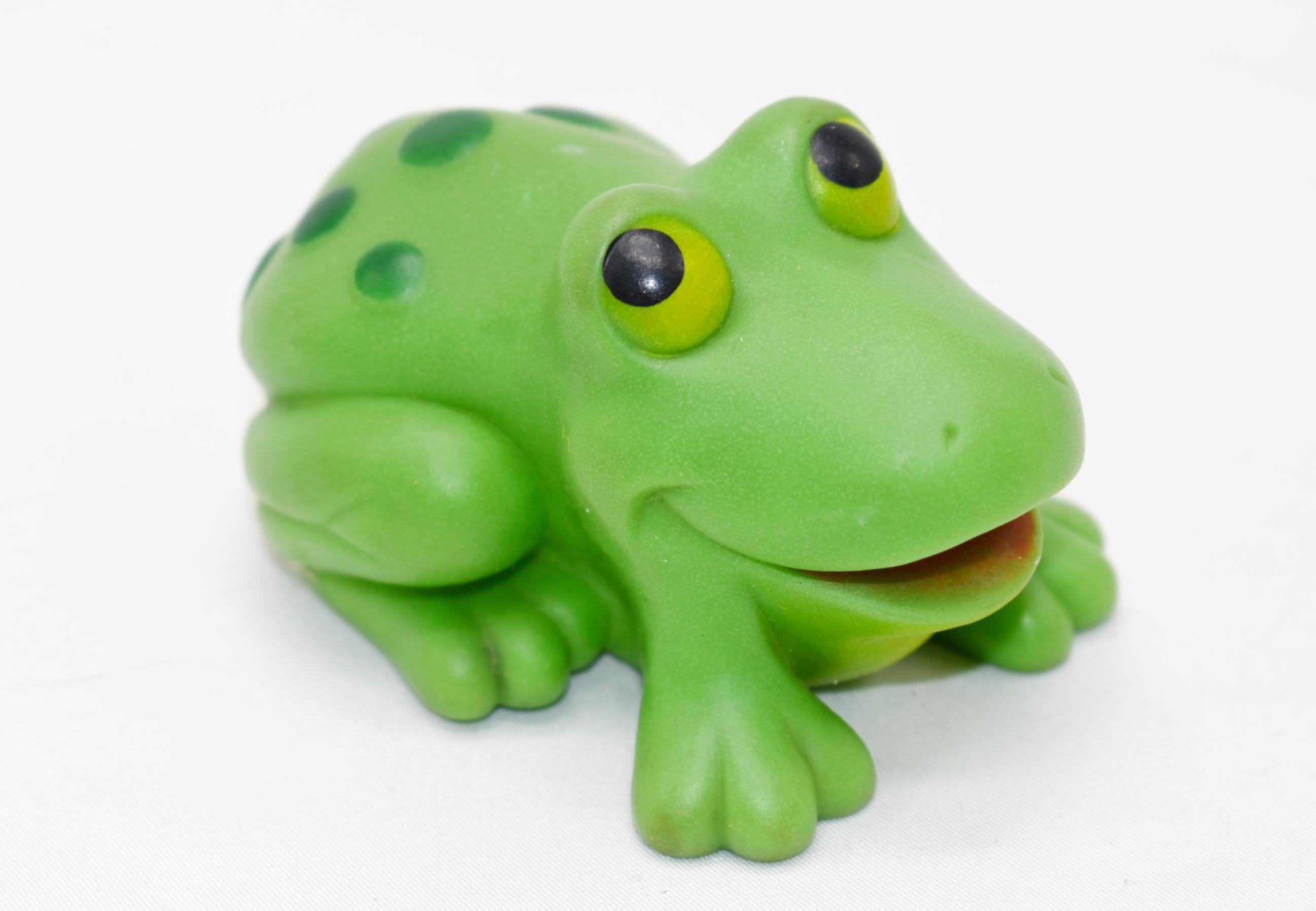 Vintage 1973 Frog Rubber Squeaky Toy | R. Dakin & Co. Rare Squeeze