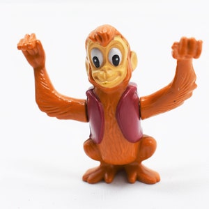 Vintage Aladdin Apu Monkey 90s Wind-up Toy - 1992 Burger King Kids