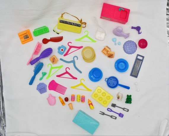 Vintage Barbie Accessories Mixed Lot 70s, 80s, and 90s Mattel