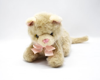 Vintage Black and White Kitty Kitty Kittens Plush Tyco 1990s