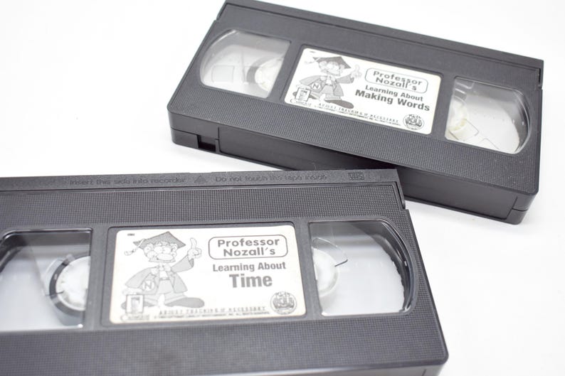 Vintage Professor Nozall VHS Tapes (set of 2) - Camelot E…