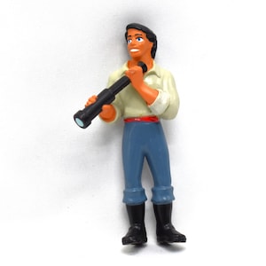 Vintage Prince Eric with Spyglass Telescope Little Mermaid Figurine