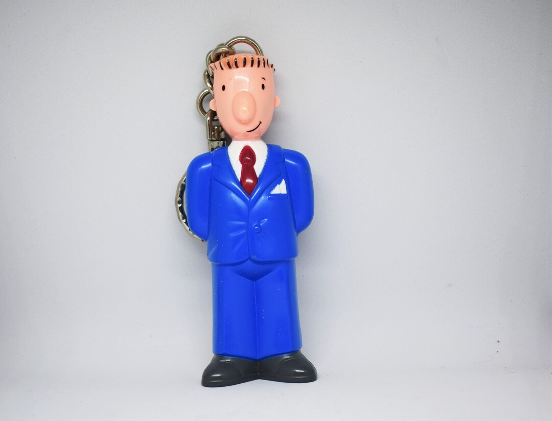 Doug Funnie Nickelodeon Disney Mcdonald's Happy Meal Toy Keychain doug