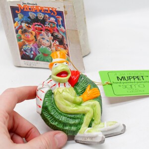 Vintage Kermit Christmas Ornament (jim Henson's Muppets, 1979