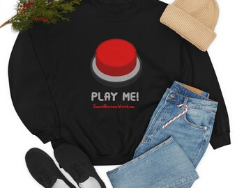 Joue-moi ! (SoundButtonsWorld.com) Unisexe Heavy Blend™ Crewneck Sweat-shirt