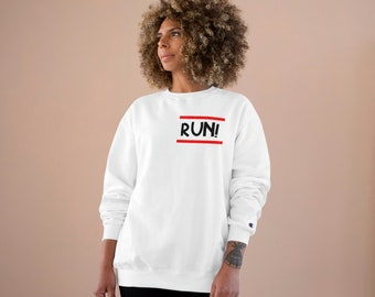 Sweat-shirt de course, sweat-shirt de course minimaliste, col rond de course, cadeau de coureur, cadeau de marathon, vêtements de course, chemise de marathon, sweat à capuche de coureur