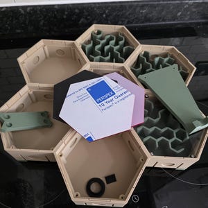 Messor Barbarus Formicarium STL-filer | 3D-utskrivbart myrbo | Harvester Myra Setup | Cave Insert