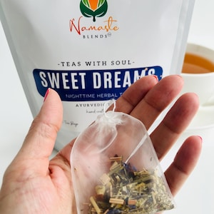 Sleep Tea Bags Bedtime Tea Caffeine Free Herbal Tea Night Tea Relaxing Tea Cozy Tea Gift Evening Tea Bags Herbal Tea Gift Self Care Wellness