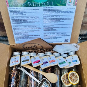 Loose Leaf Tea Gift Box Tea Gift Set Tea Box Loose Tea Sampler Tea Gift Gourmet Tea Gift Herbal Tea Gift Box Artisan Tea Gift Assortment Box
