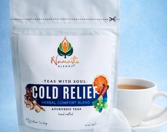 Cold Comfort Herbal Tea Bags Cold Season Tea Cozy Tea Comfort Tea Caffeine Free Tea Self Care Tea Easy Tea Tea Lover Gift Wellness Tea Gift