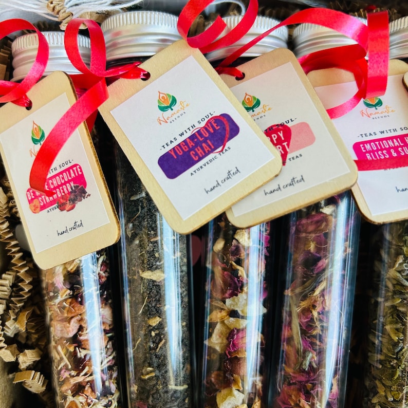 Valentine Sampler Gift Box Tea Gift Set Tea Box Sampler Tea Gift Gourmet Tea Gift Herbal Tea Gift Box Artisan Tea Gift Assortment BoxChristmas gift Box