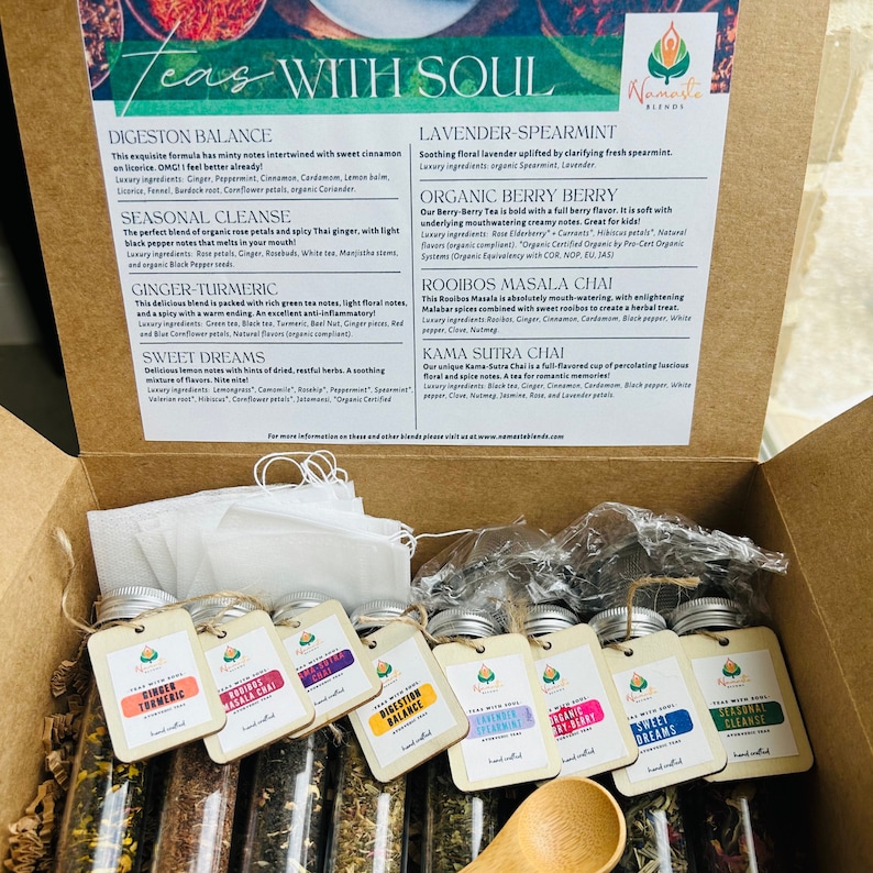 Loose Leaf Tea Set Exquisite Tea Gift Tea Collection Box Luxury Tea Sampler Tea Present Loose Leaf Tea Bundle Handcrafted Tea Gift Organic Tea Gift Tea Selection Box