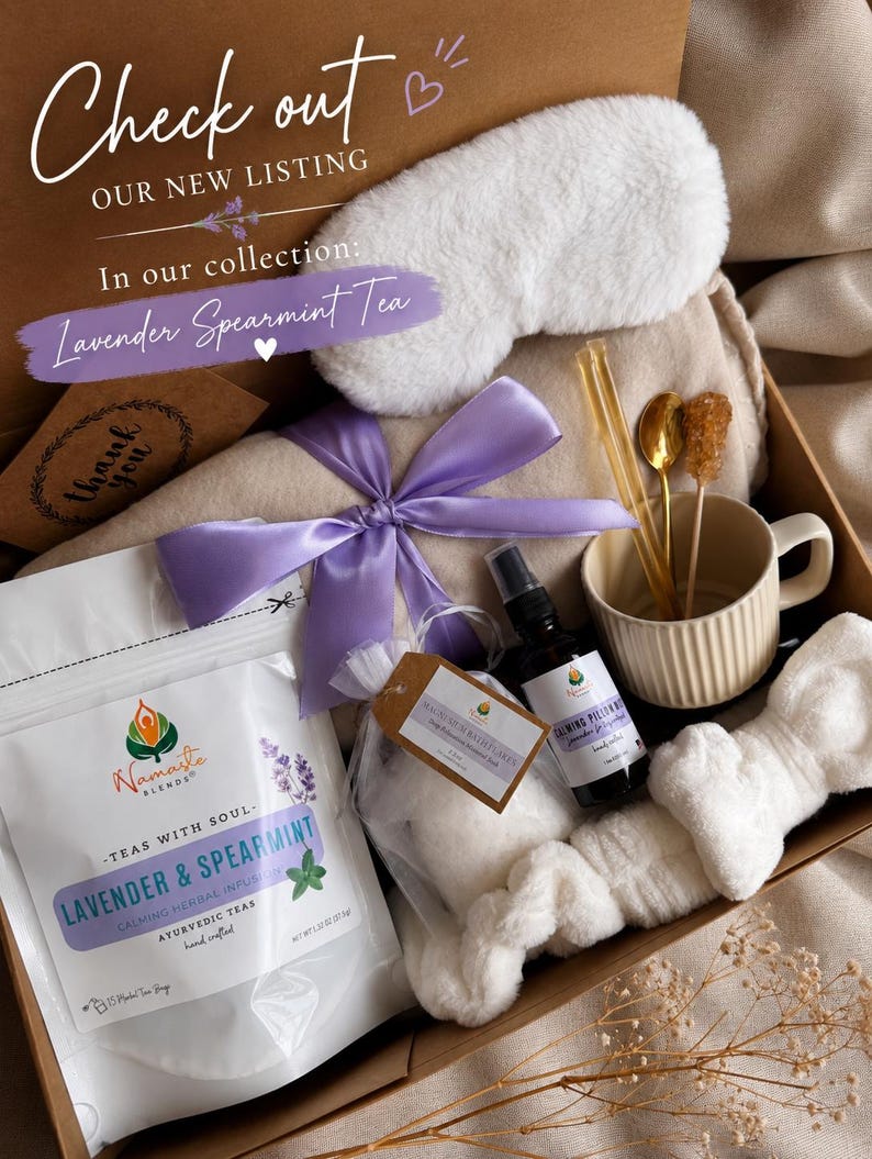 Luxury Tea Gift Box, Herbal Tea Gift Set, Self Care Gift Box, Spa Gift Basket, Relaxation Gift, Wellness Gift, Loose Leaf Tea, Tea Lover Gift, Cozy Gift Box, Ayurvedic Tea, Organic Herbal Tea, Mother’s Day Gift, Birthday Gift for Her, Thinking of You Gift, Get Well Soon Gift, Bridesmaid Gift, Christmas Gift, Tea Ritual, Mindful Living, Handmade Tea, Namaste Blends, Artisan Tea, Gift for Women, Relaxation Box, Care Package, Premium Tea Collection