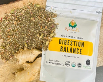 Digestive Tea Bloating Relief Tea Gut Health Tea Gas Relief Indigestion Relief Easy Digestion Detox Leaky Gut Tea Organic Herbal Loose Leaf