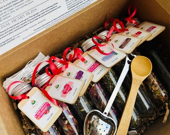 Love Gift Sampler Mothers Day Tea Gift Box Tea Gift Set Tea Box Sampler Tea Gift Gourmet Tea Gift Box Artisan Tea Gift Assortment Box