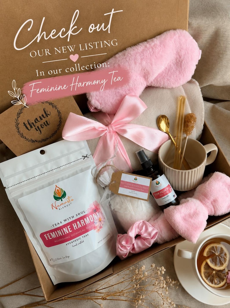 Luxury Tea Gift Box, Herbal Tea Gift Set, Self Care Gift Box, Spa Gift Basket, Relaxation Gift, Wellness Gift, Loose Leaf Tea, Tea Lover Gift, Cozy Gift Box, Ayurvedic Tea, Organic Herbal Tea, Mother’s Day Gift, Birthday Gift for Her, Thinking of You Gift, Get Well Soon Gift, Bridesmaid Gift, Christmas Gift, Tea Ritual, Mindful Living, Handmade Tea, Namaste Blends, Artisan Tea, Gift for Women, Relaxation Box, Care Package, Premium Tea Collection