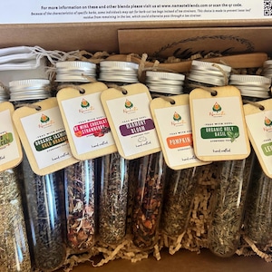 Loose Leaf Tea Gift Box Tea Gift Set Tea Box Loose Tea Sampler Tea Gift Gourmet Tea Gift Herbal Tea Gift Box Artisan Tea Gift Assortment Box