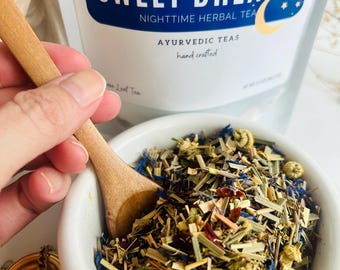 Sleep Loose Leaf Tea Bedtime Tea Caffeine Free Herbal Tea Night Tea Relaxing Tea Cozy Tea Gift Evening Tea Wellness Self Care Gift