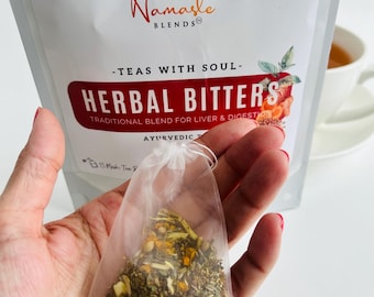 Herbal Tea Bags Bitter Herbs Blend After Meal Tea Caffeine Free Herbal Tea Bags Cozy Tea Gift Herbal Tea Blend