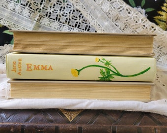 Hand-painted Hardcover Book || Emma, Jane Austen