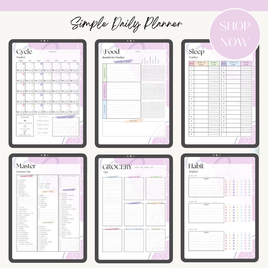 2024 MOM LIFE Digital Planner daily Planner, Weekly Planner, and Daily ...