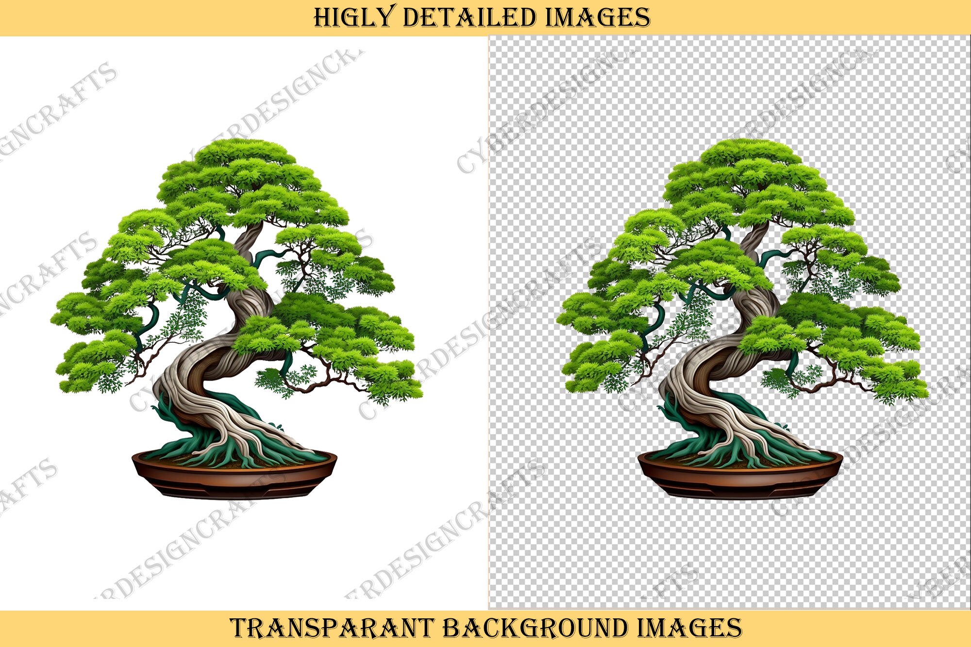 Bonsai Tree SVG Japanese Bonsai Clipart Instant Download Etsy Canada
