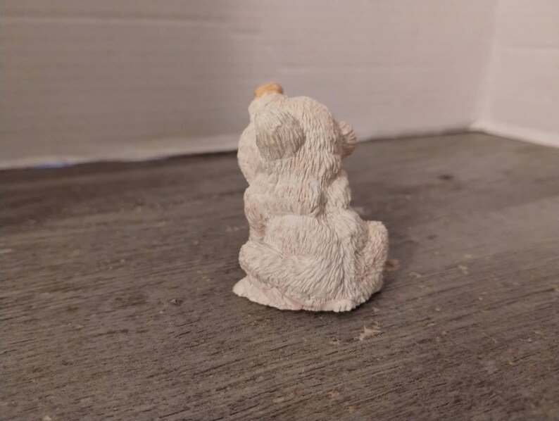 STONE CRITTER LITTLES Figurine Adorable White Pig Collectable Etsy