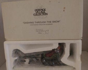 Dept 56 Heritage Village Dashing Through the Snow # 5820-3