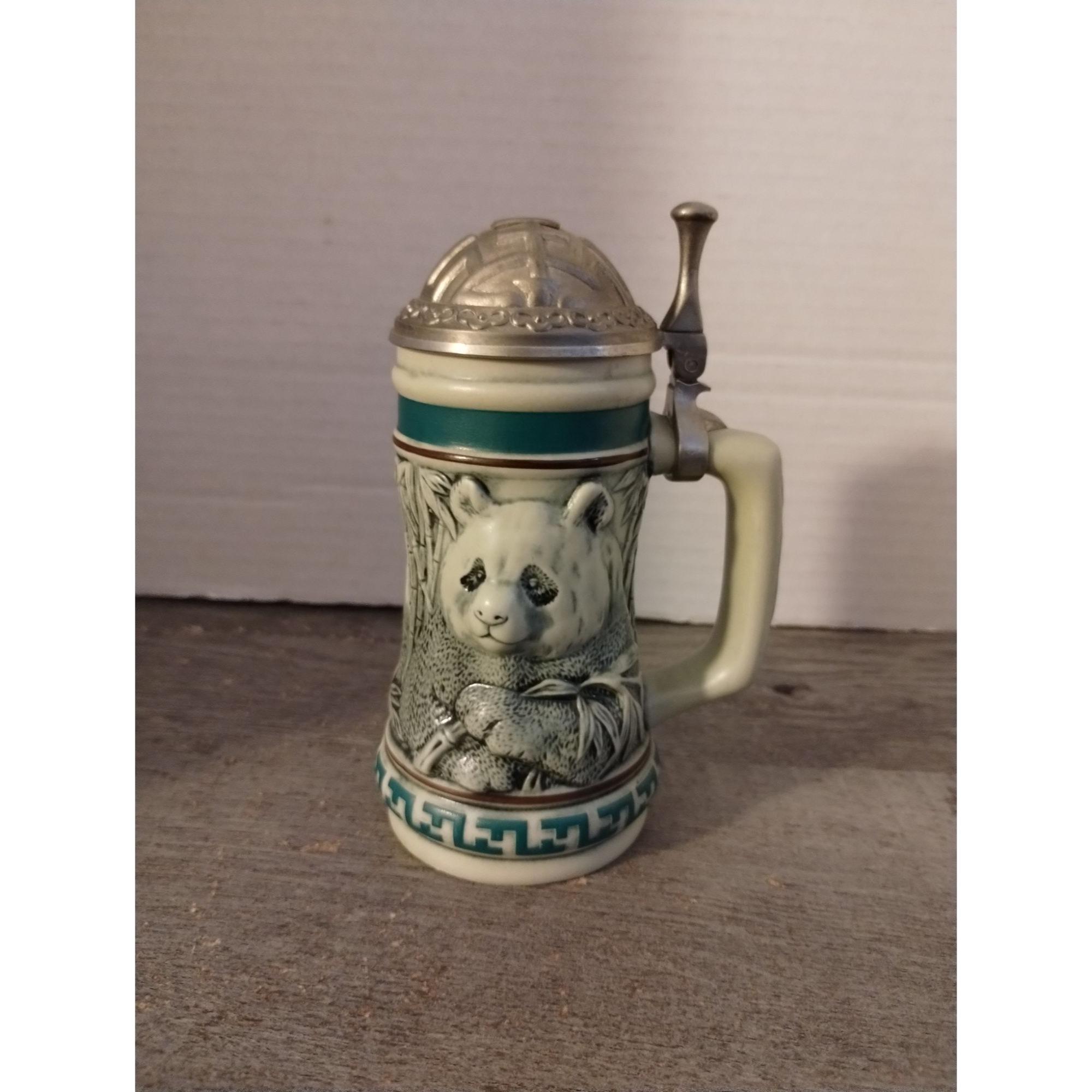 1991 AVON Endangered Species Giant Panda Mini Beer Stein 5 1/2