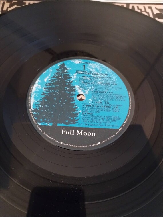 Chicago – Chicago 16 1982 Full Moon Records #W1-23689 Rock Vinyl