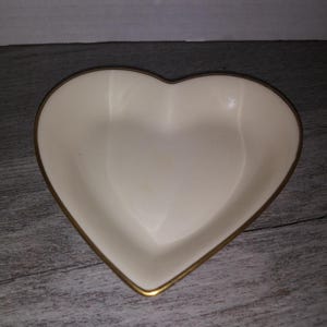 4 1/2" Lenox Heart Shape Bowl Trinket Dish