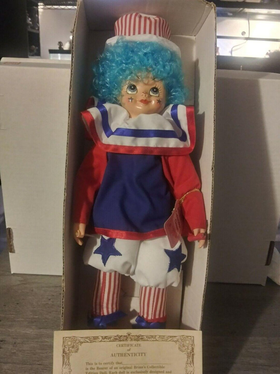 BRINN 'S 1988 Calendar Clown July 4th Uncle Sam Birthday Patriotic Etsy
