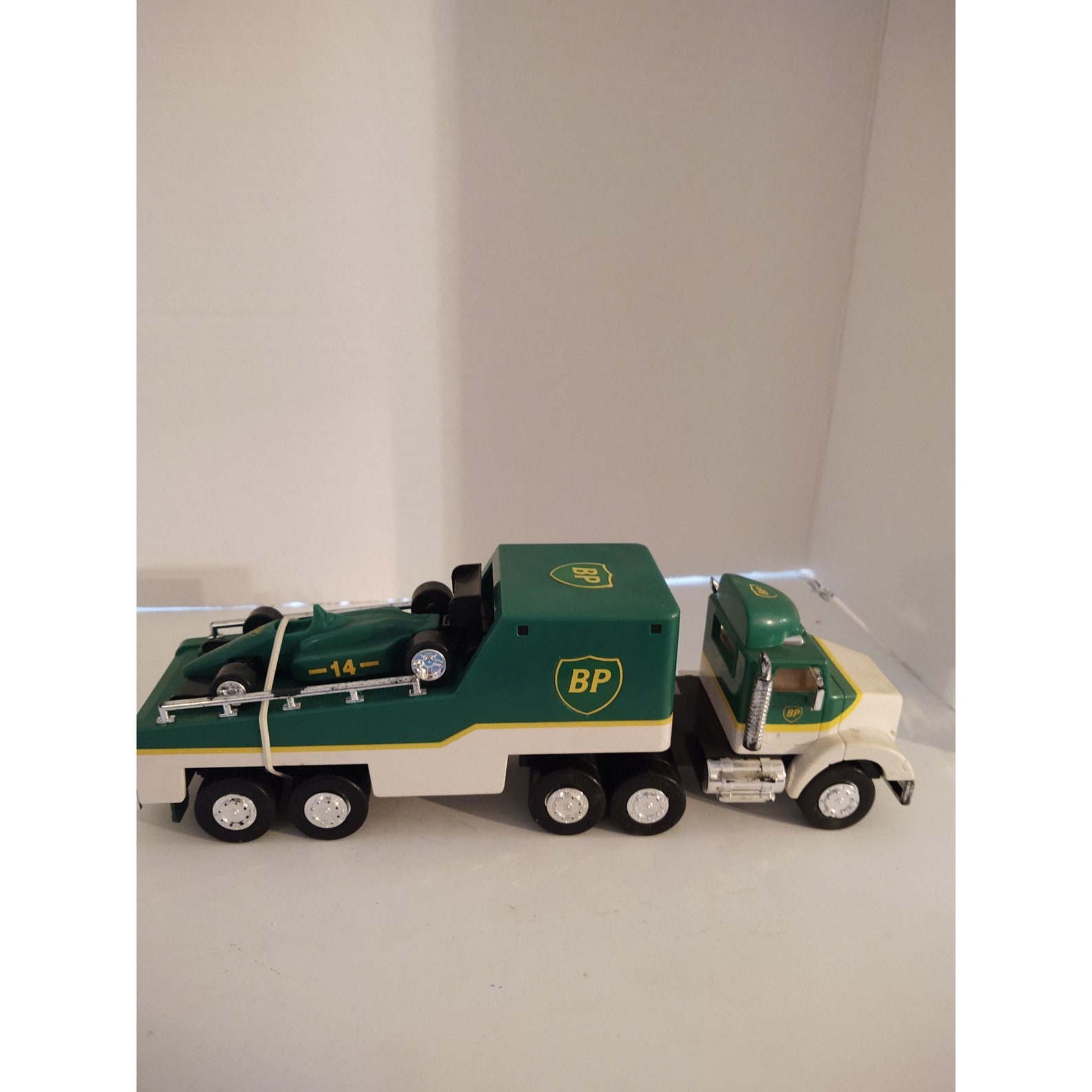 1993 BP Toy Race Car Carrier Truck Trailer - Etsy
