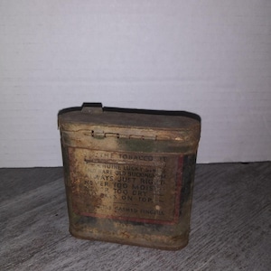 Vintage HALF And HALF BUCKINGHAM Cigarette Smoking Cut Plug Smoking Tobacco tin