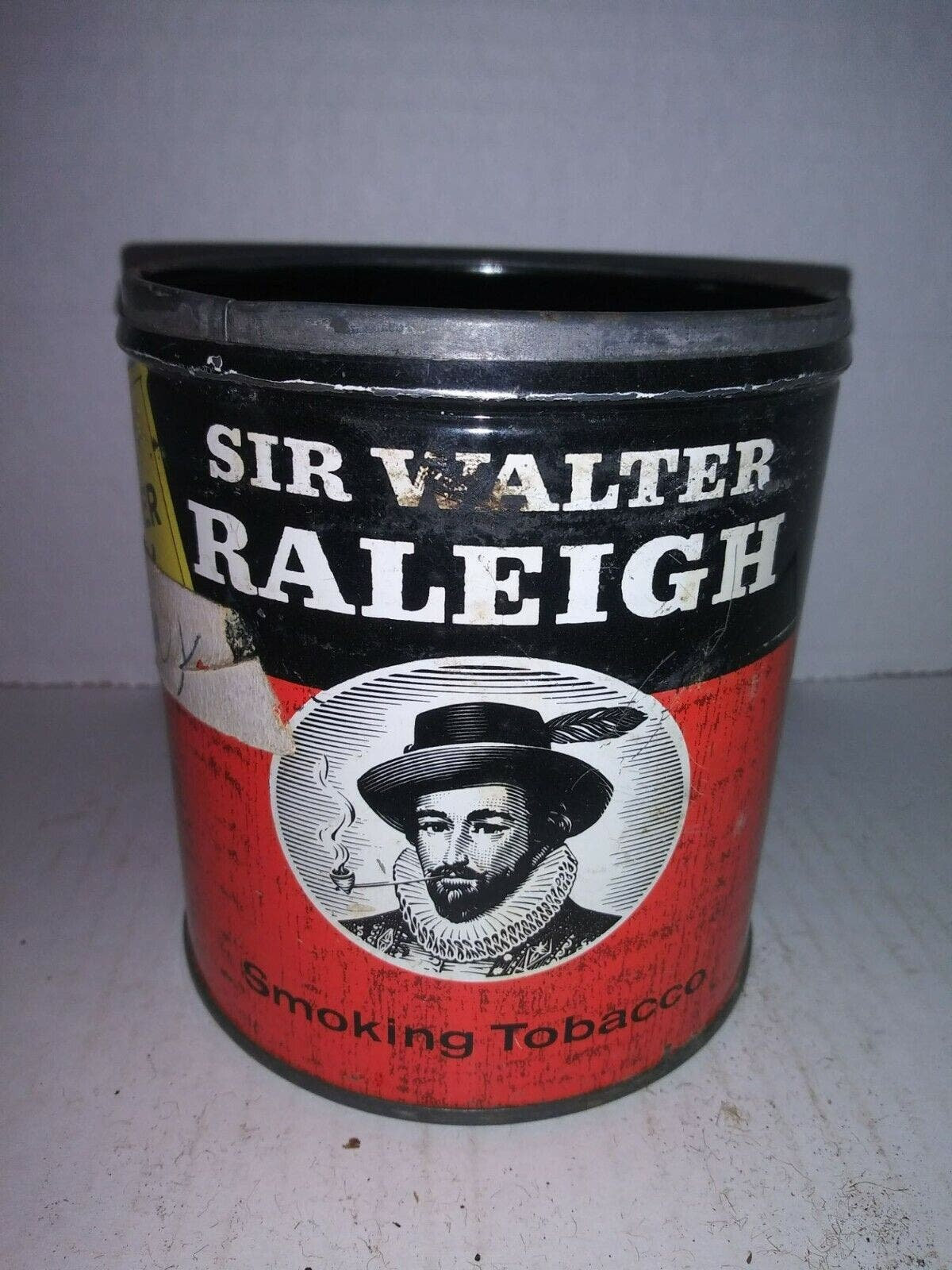Vintage Sir Walter Raleigh Tobacco Store Advertising Tin