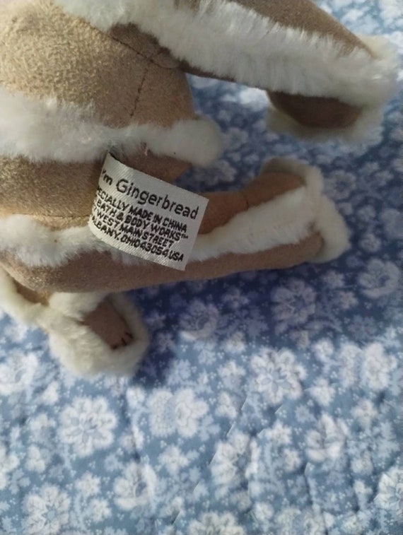 Bath & Body Works Plush HI I'M GINGERBREAD Teddy Bear 7