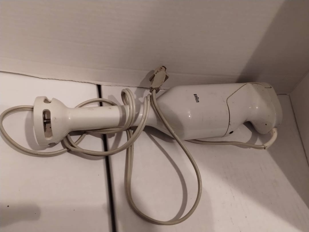 Braun Hand-held Immersion Blender 4-172 White Green Button - Etsy