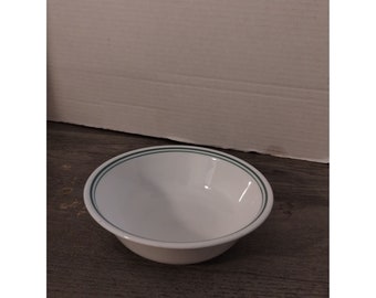 Corelle Rosemarie soepgranenkom groene strepen 6 1/4" gemaakt in de VS