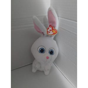 TY Beanie Babies Secret Life Of Pets Snowball The Bunny Plush