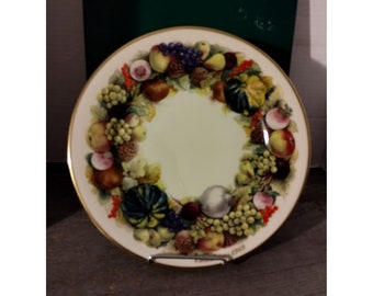 Lenox Christmas 1989 New York Decorative Plate Colonial Christmas Wreath Series
