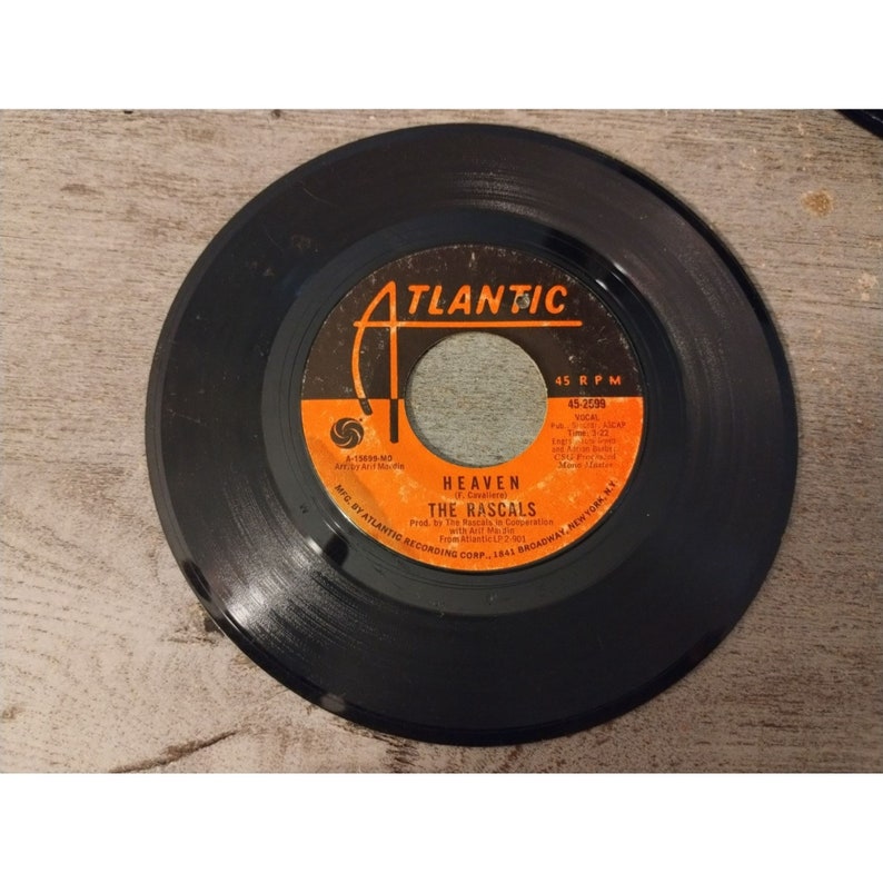 The Rascals Heaven Baby I'm Blue 1969 Atlantic 45-2599 7' 45 - Etsy